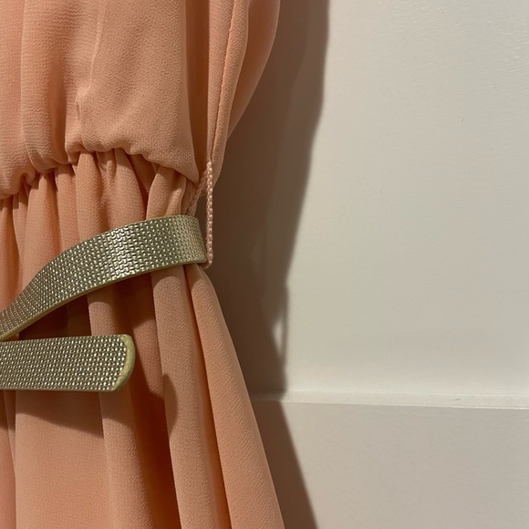 BCX Dress. Size M. Peach colored. Optional gold belt. - Picture 4 of 8
